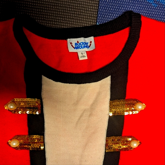 Rockin' Around Size L Women Christmas Dress - Picture 2 of 3